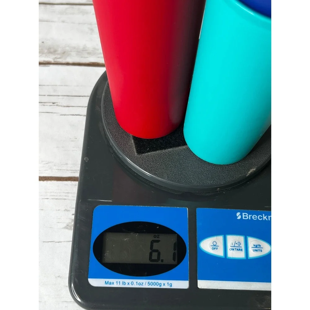 VTG Tupperware Tumblers Multicolor Retro Plastic 16oz Set‎ of 4 115-12 6.5